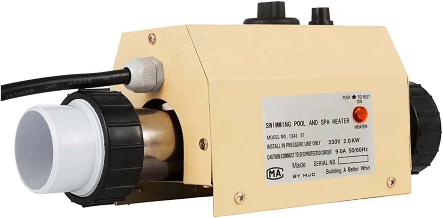 گرمکن استخر و جکوزی 2KW 3KW، گرمکن برقی آب اسپا، پمپ وان حمام، تجهیزات گرمکن آب استخر، ترموستات گرمکن آب (3KW) گرمکن استخر و جکوزی 2KW 3KW، گرمکن برقی آب اسپا، پمپ وان حمام، تجهیزات گرمکن آب استخر، ترموستات گرمکن آب (3KW)