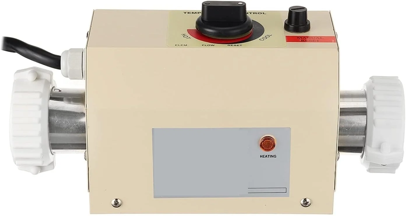 گرمکن استخر و جکوزی، گرمکن برقی آب استخر، اسپا، ترموستات گرمایشی برای جکوزی روباز، اسپا 3.3 کیلو وات