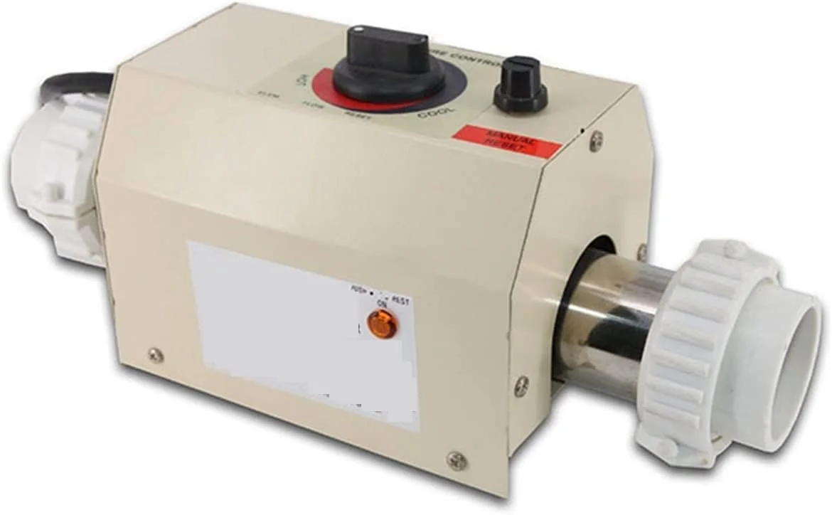 گرمکن استخر و جکوزی 3 کیلووات با دمای ثابت، گرمکن برقی آب با دمای اتوماتیک برای حمام و استخر