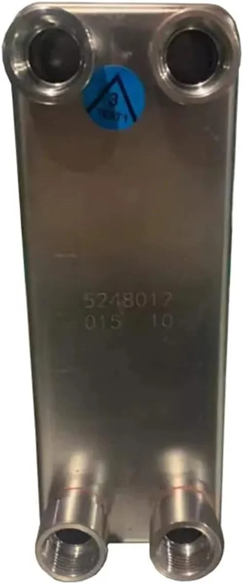 مبدل حرارتی، 10 صفحه مبدل حرارتی مسی، مبدل حرارتی فولادی ضد زنگ با اتصالات مادگی BSPP 1/2 اینچی برای گرمایش از کف، گرمایش آب مبدل حرارتی، 10 صفحه مبدل حرارتی مسی، مبدل حرارتی فولادی ضد زنگ با اتصالات مادگی BSPP 1/2 اینچی برای گرمایش از کف، گرمایش آب