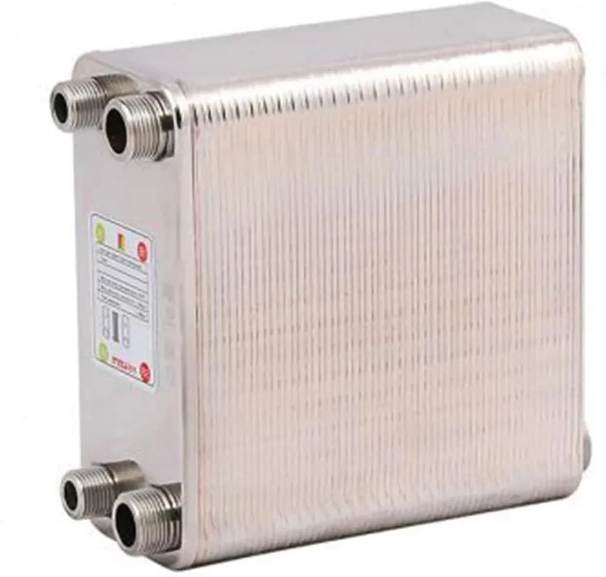 مبدل حرارتی 60 صفحه ای، خنک کننده آب جو گیاهی، فولاد ضد زنگ 304 برای تخمیر آبجو خانگی برای گرمایش از کف، گرمایش آب