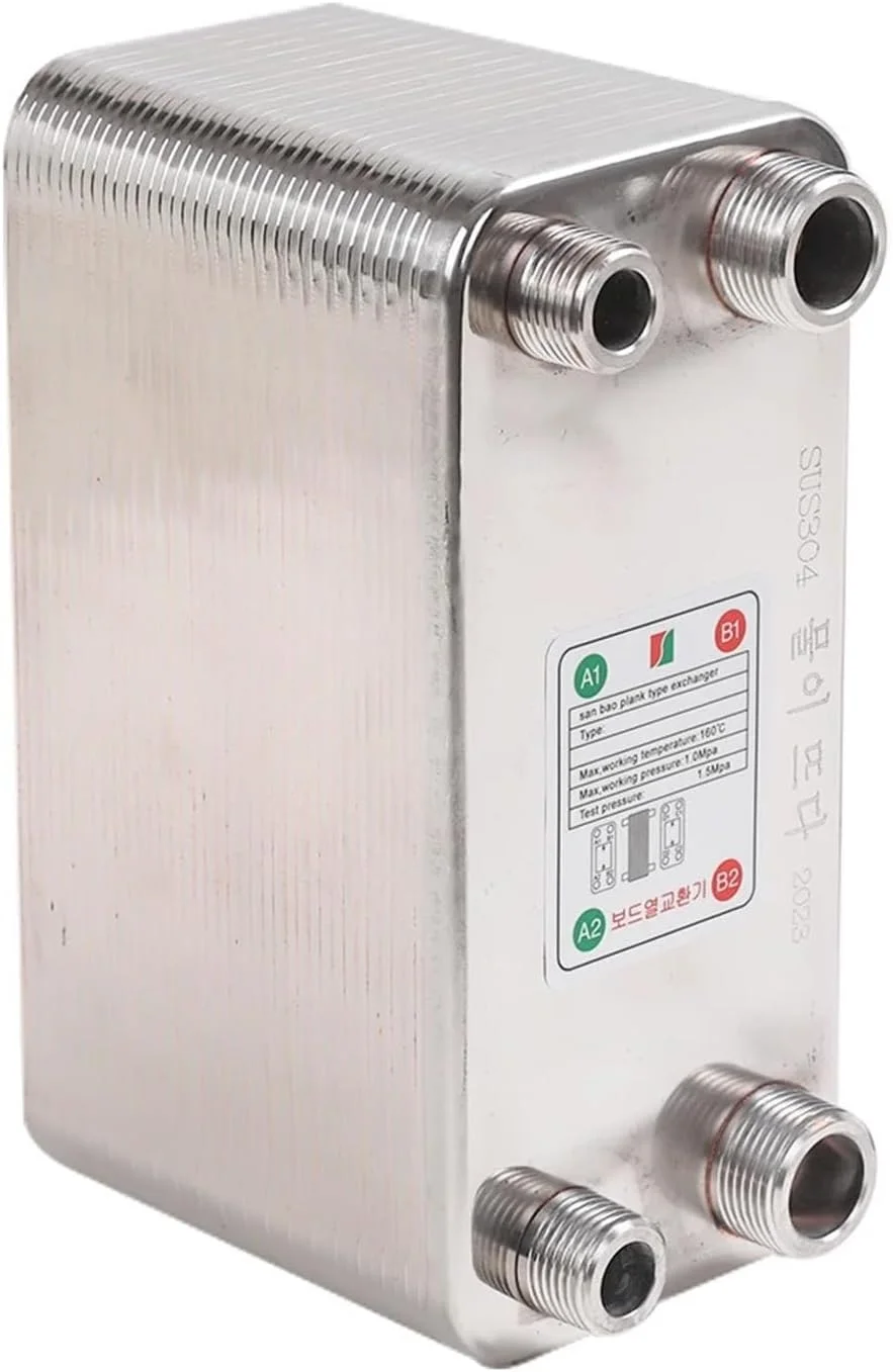 مبدل حرارتی، مبدل حرارتی صفحه ای خنک کننده گیاه فولاد ضد زنگ خنک کننده آبجو خنک کننده جریان معکوس گرمایش آب برای گرمایش از کف، گرمایش آب (38 صفحه)