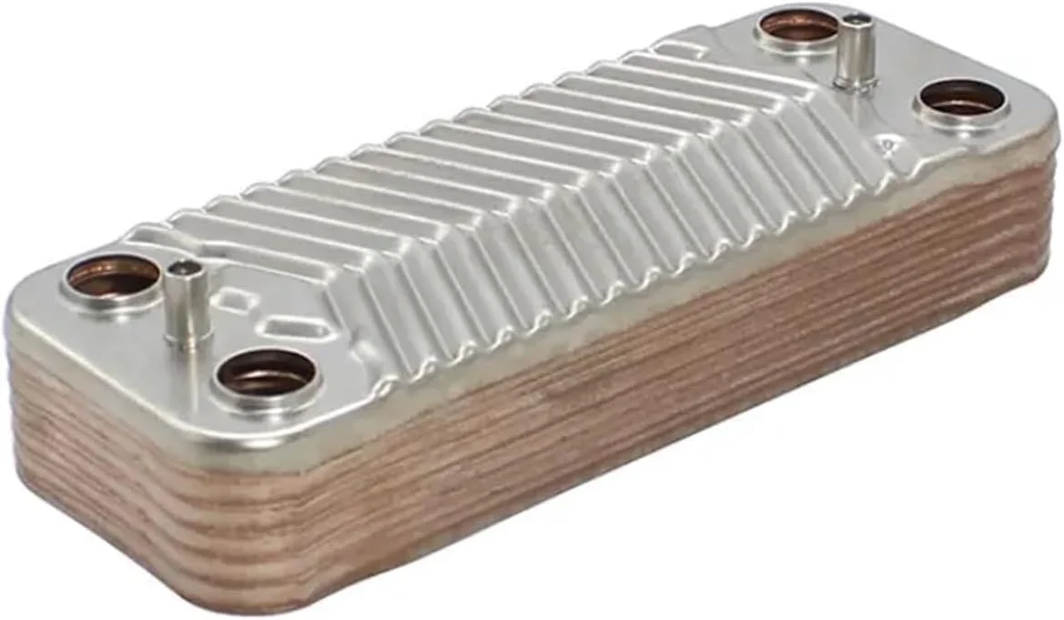 مبدل حرارتی، مبدل حرارتی 12 صفحه ای خنک کننده گیاه آبجو، فولاد ضد زنگ 304 برای خنک کردن آبجو، خنک کننده جریان معکوس، گرمایش آب برای گرمایش از کف، گرمایش آب