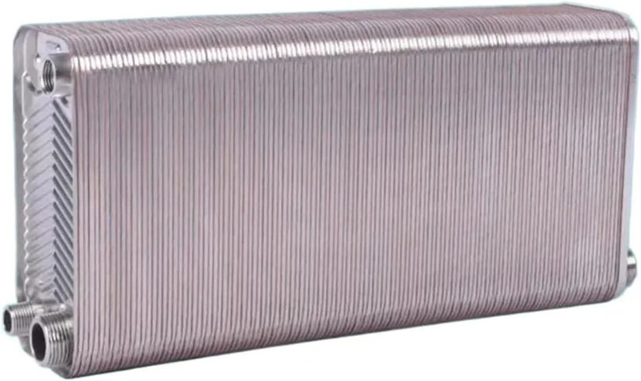 مبدل حرارتی، 120 صفحه مبدل حرارتی خنک کننده آب گیاه آبجو 304 فولاد ضد زنگ برای تخمیر آبجوسازی خانگی برای گرمایش از کف، گرمایش آب (اتوماتیک B)