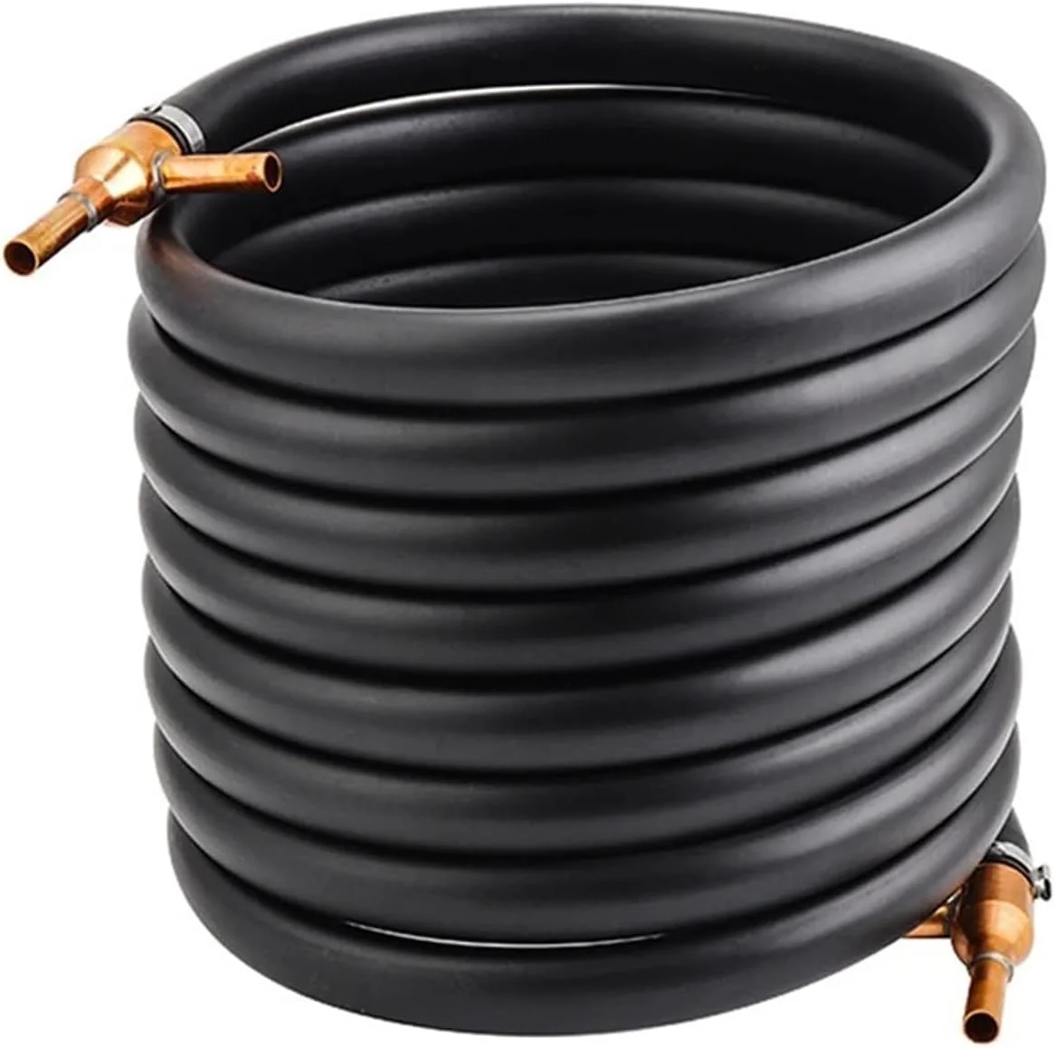 مبدل حرارتی، خنک کننده سریع و کارآمد جوشانده با جریان مخالف، خنک کننده لوله مسی با بازدهی بالا (3/8 اینچ) مبدل حرارتی سریعترین راه برای خنک کردن جوشانده برای گرمایش از کف، گرمایش آب