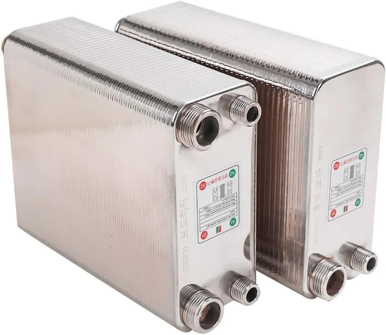 مبدل حرارتی، 50 صفحه مبدل حرارتی استیل ضد زنگ خنک کننده گیاه آبجو خنک کننده جریان معکوس گرمایش آب برای گرمایش از کف، گرمایش آب (همان طرف) مبدل حرارتی، 50 صفحه مبدل حرارتی استیل ضد زنگ خنک کننده گیاه آبجو خنک کننده جریان معکوس گرمایش آب برای گرمایش از کف، گرمایش آب (همان طرف)