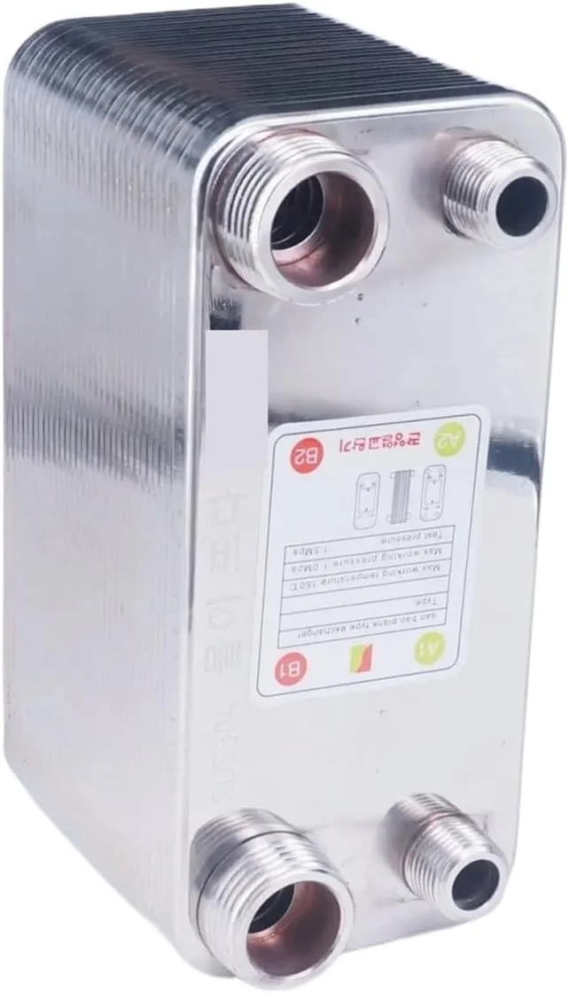 مبدل حرارتی، 60 صفحه ای مبدل حرارتی خنک کننده گیاه آبجو SUS 304 فولاد ضد زنگ برای خنک کردن آبجو برای گرمایش از کف، گرمایش آب