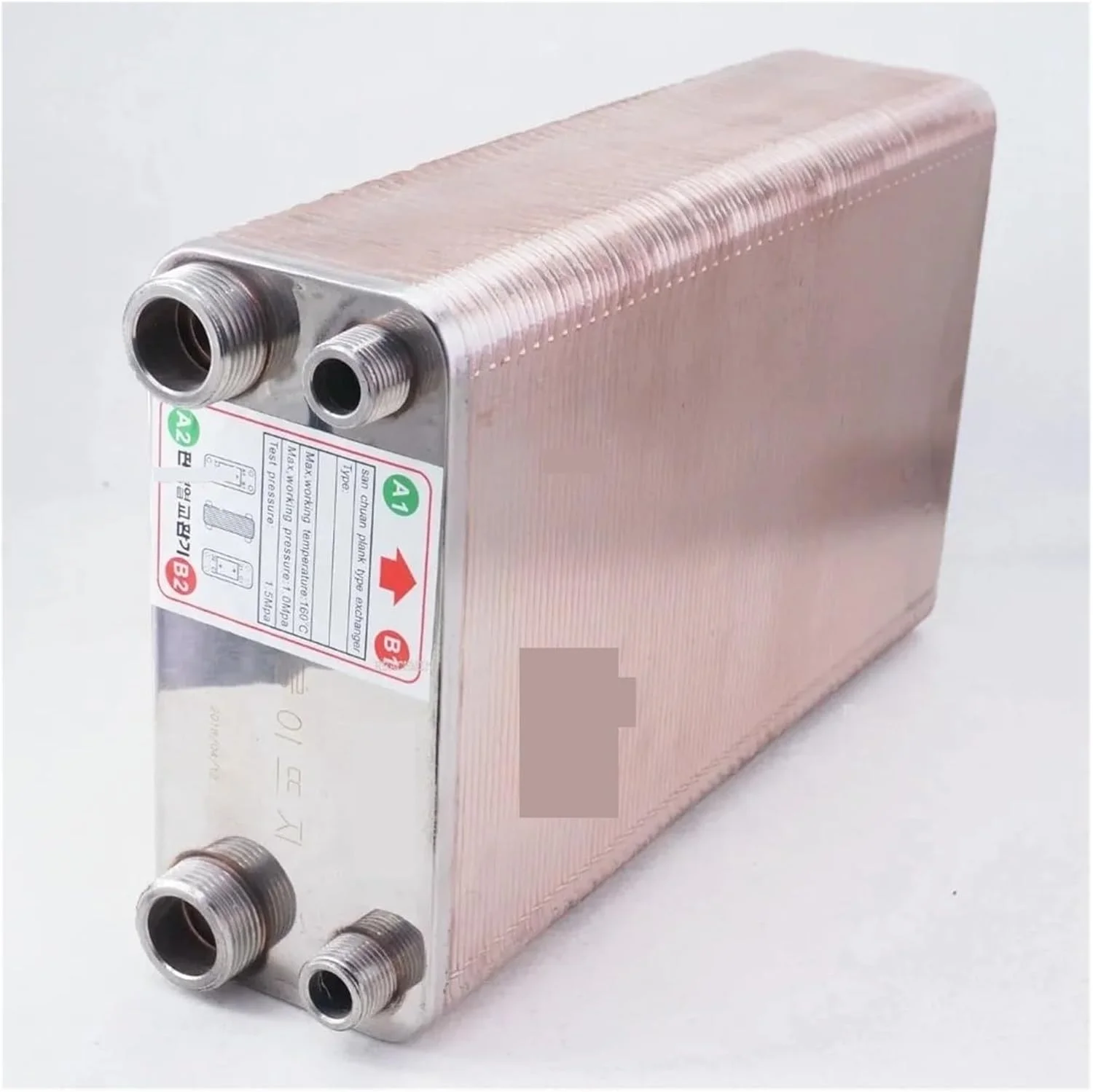 مبدل حرارتی، مبدل حرارتی 150 صفحه ای خنک کننده گیاه آبجو SUS 304 فولاد ضد زنگ برای گرمایش از کف، گرمایش آب مبدل حرارتی، مبدل حرارتی 150 صفحه ای خنک کننده گیاه آبجو SUS 304 فولاد ضد زنگ برای گرمایش از کف، گرمایش آب