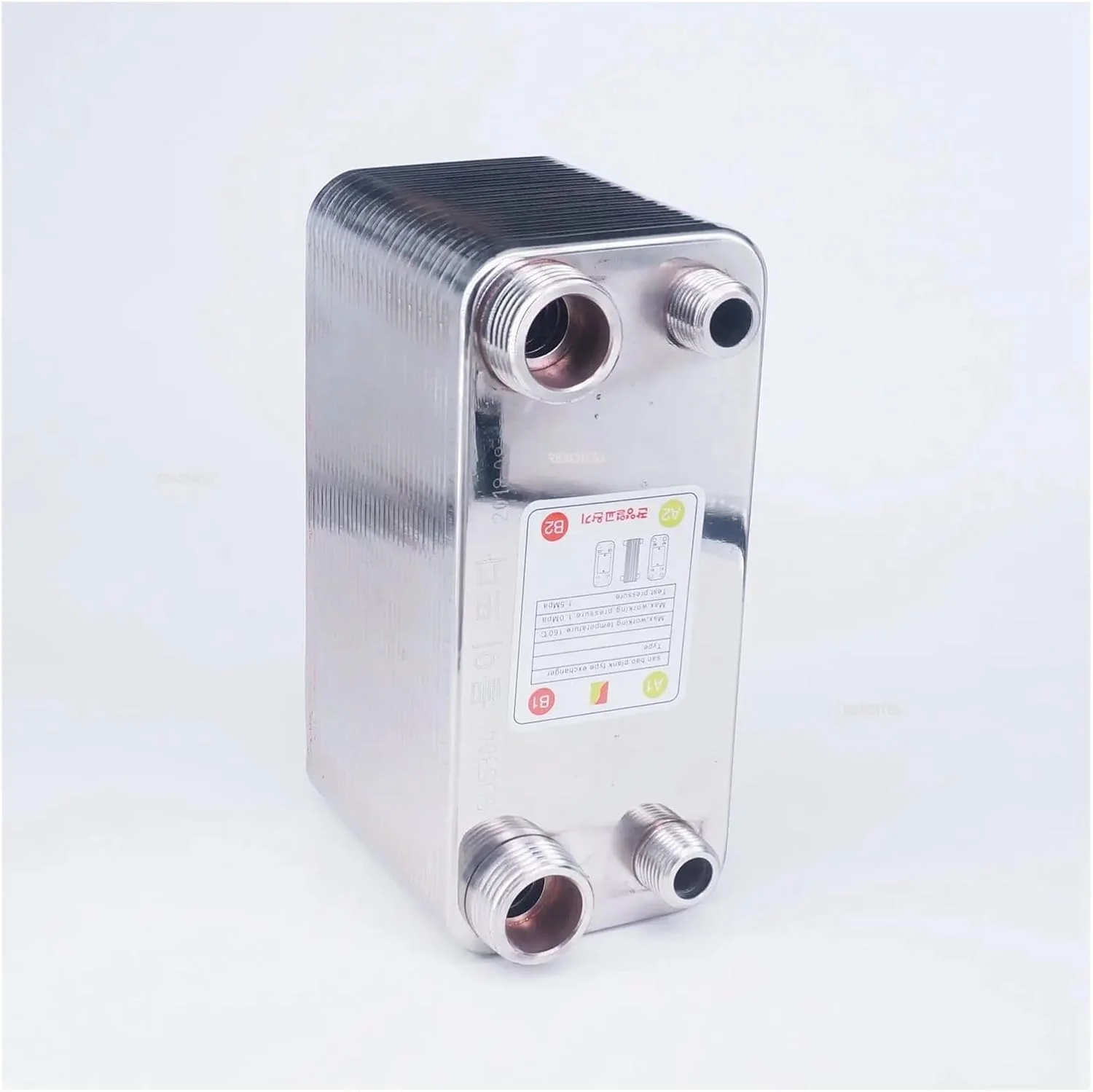 مبدل حرارتی، 32 صفحه مبدل حرارتی خنک کننده گیاه آبجو SUS 304 فولاد ضد زنگ برای خنک کردن آبجو برای گرمایش از کف، گرمایش آب