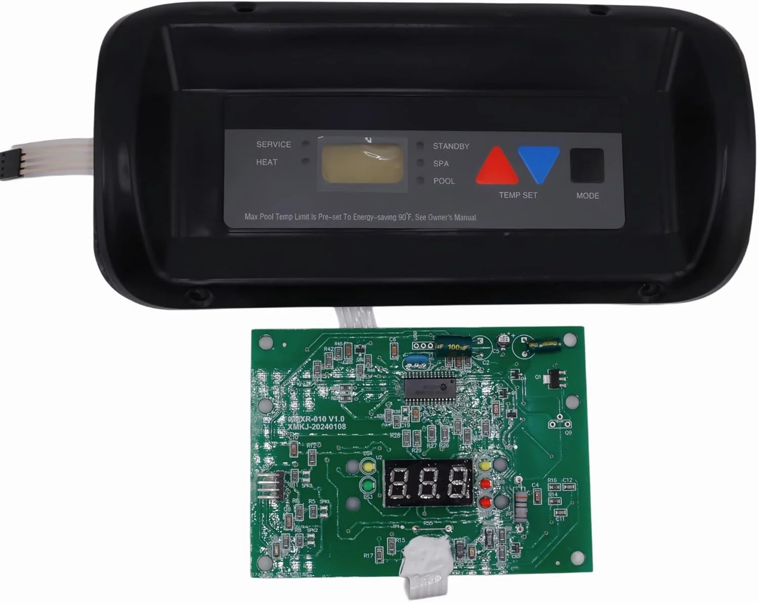 مجموعه قاب و صفحه کلید EVERTECHPRO FDXLBKP1930 - سازگار با Hayward Universal H-Series