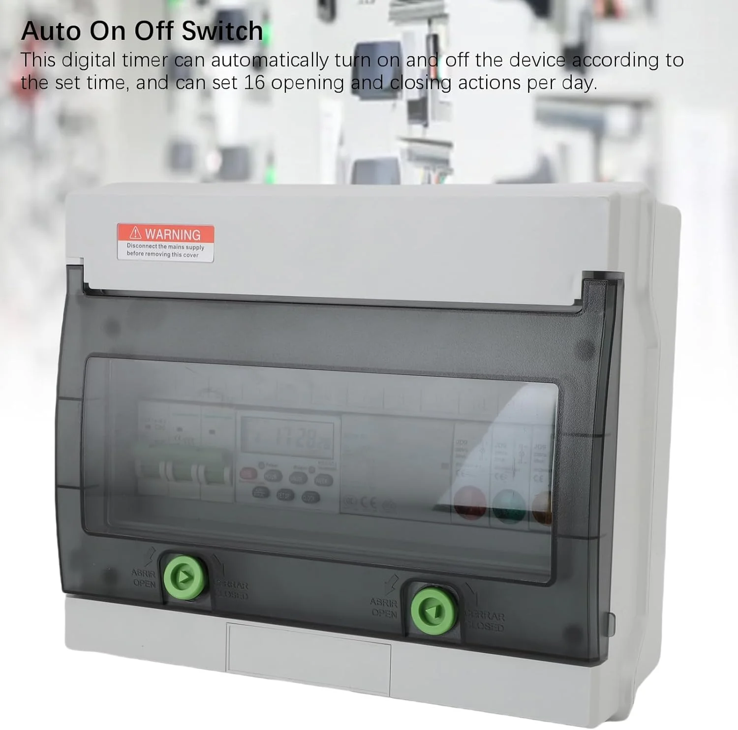 Cryfokt Digital Time Switch Box, Automatic Control Digital Timer Switch Programmable for Irrigation System Cryfokt Digital Time Switch Box, Automatic Control Digital Timer Switch Programmable for Irrigation System