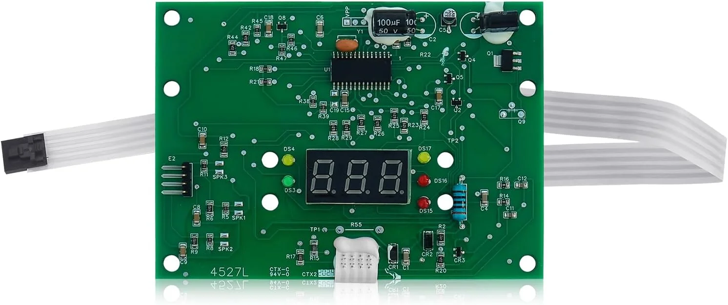 مجموعه صفحه کلید و قاب FDXLBKP1930 و برد نمایشگر IDXL2DB1930 سازگار با هیترهای استخری کم NOX سری H هایوارد مدل های FDXLBKP1930 D13030 و مناسب برای مدل های H100ID1 H150FDN H200FDN H250FD H300FD H350FD H400FD.