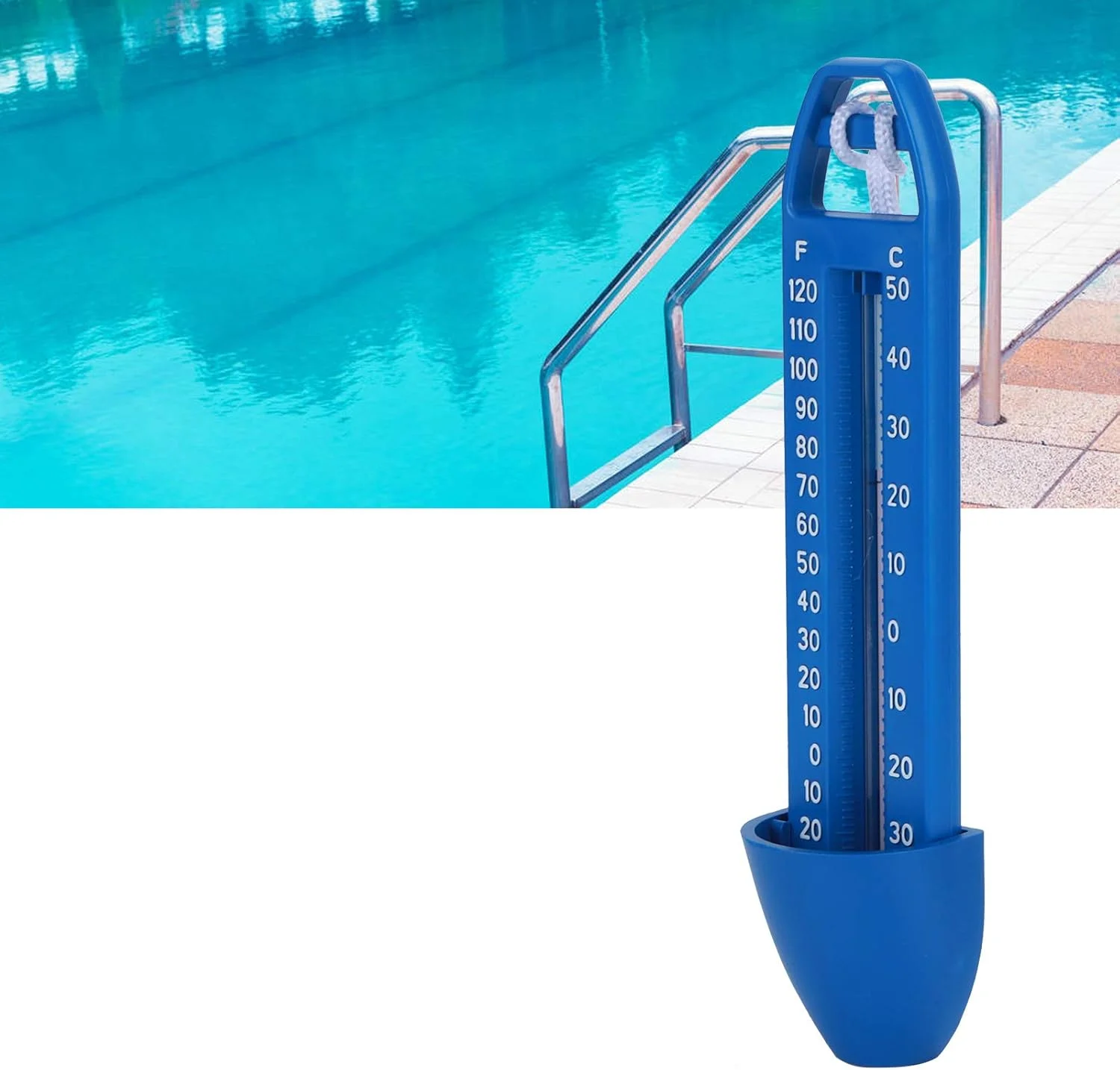 دماسنج استخر Pokerty9، دماسنج استخر شنا، دماسنج SPA برای سونا، اسپا، استخرهای شنای خانگی
