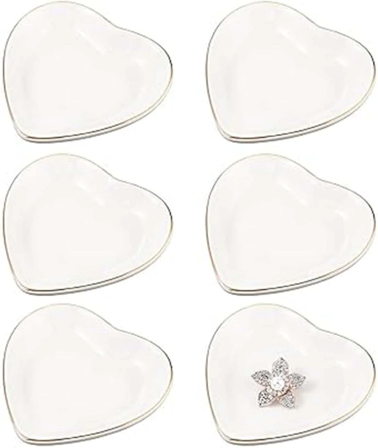 بشقاب دسر چینی تزویق، بشقاب پیش غذای سالاد طرح قلب، ست ظروف کوچک، ظروف رستورانی، قابل استفاده در مایکروویو، فر و ماشین ظرفشویی (سفید، 7.5 اینچ، ست 8 عددی) بشقاب دسر چینی تزویق، بشقاب پیش غذای سالاد طرح قلب، ست ظروف کوچک، ظروف رستورانی، قابل استفاده در مایکروویو، فر و ماشین ظرفشویی (سفید، 7.5 اینچ، ست 8 عددی)