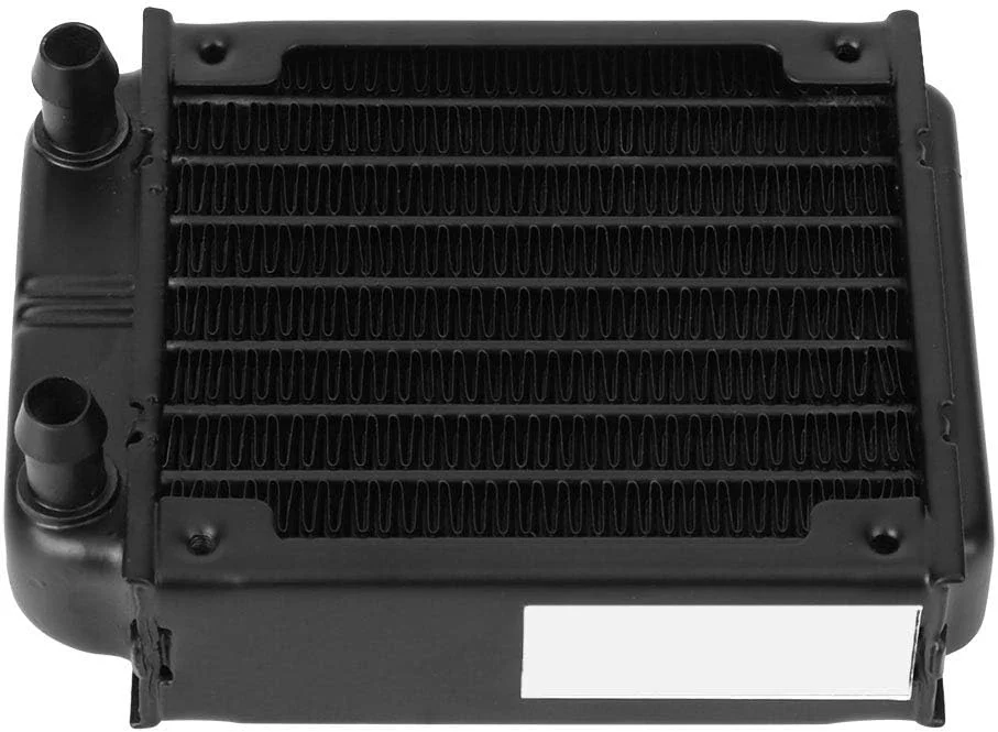 مبدل حرارتی آلومینیومی 8 لوله ای خنک کننده Marhynchus PL180A برای سیستم خنک کننده پردازنده کامپیوتر، مشکی