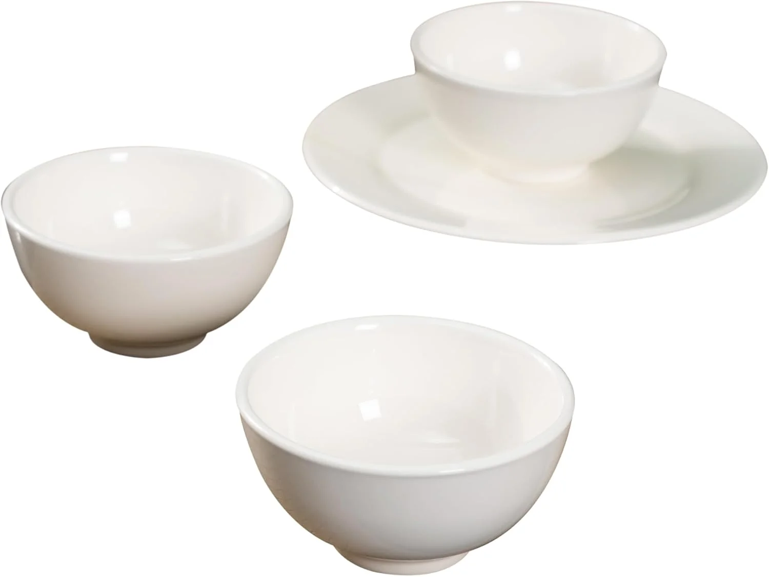 سرویس غذاخوری 16 پارچه سرامیکی سفید تک پلاس - بشقاب های 10.5 اینچی و 9 اینچی، کاسه های 6 اینچی و 5 اینچی - قابل استفاده در مایکروویو، ماشین ظرفشویی و فر - ظروف غذاخوری شیک و مینیمالیستی برای غذا خوردن و پذیرایی سرویس غذاخوری 16 پارچه سرامیکی سفید تک پلاس - بشقاب های 10.5 اینچی و 9 اینچی، کاسه های 6 اینچی و 5 اینچی - قابل استفاده در مایکروویو، ماشین ظرفشویی و فر - ظروف غذاخوری شیک و مینیمالیستی برای غذا خوردن و پذیرایی
