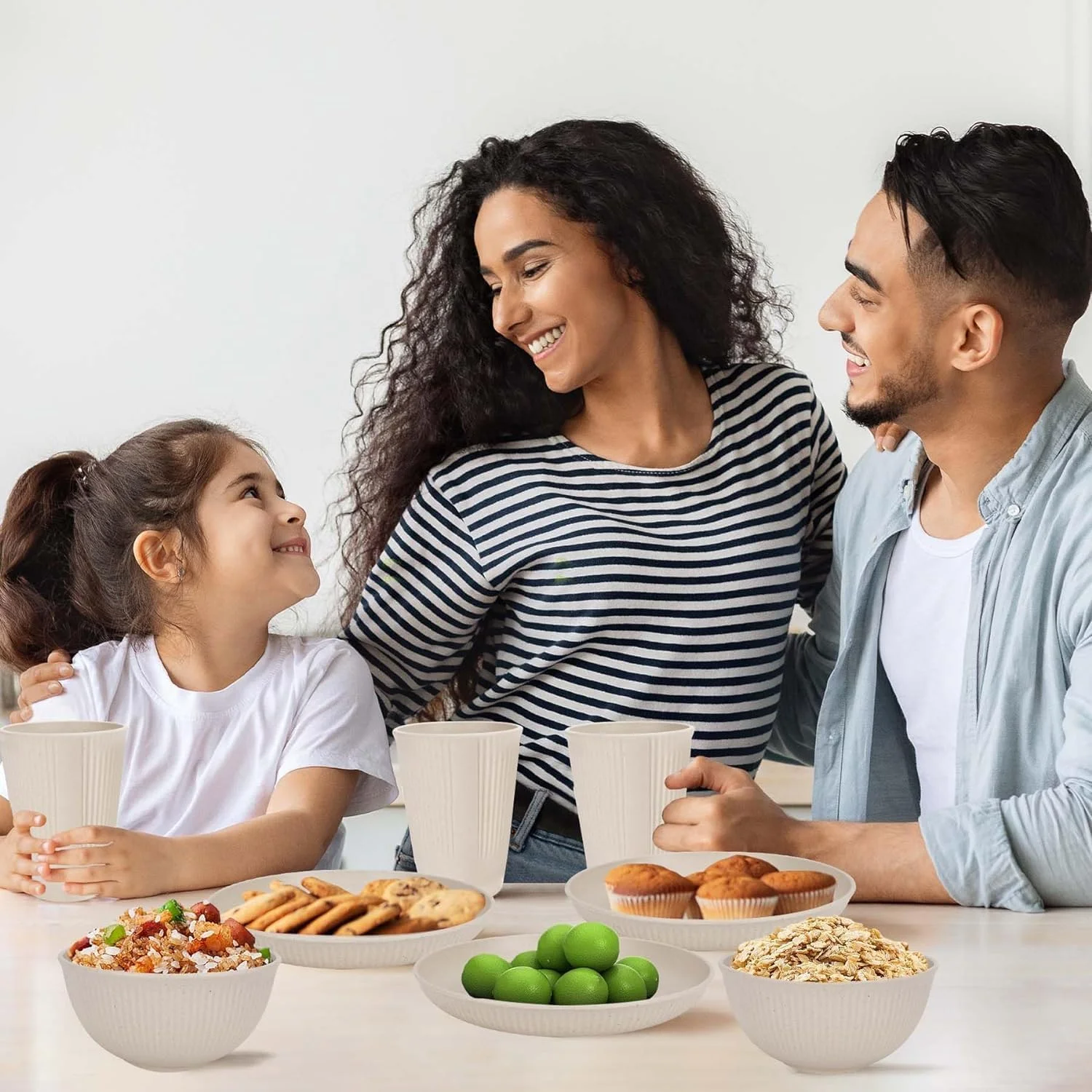 ست ظروف غذاخوری 36 تکه پلاستیکی کاه گندم TAME، شامل بشقاب غذاخوری، بشقاب دسر، کاسه غلات، ظروف نشکن و قابل استفاده مجدد پلاستیکی برای کمپینگ در فضای باز، ست بشقاب، فنجان و کاسه آشپزخانه (بژ) ست ظروف غذاخوری 36 تکه پلاستیکی کاه گندم TAME، شامل بشقاب غذاخوری، بشقاب دسر، کاسه غلات، ظروف نشکن و قابل استفاده مجدد پلاستیکی برای کمپینگ در فضای باز، ست بشقاب، فنجان و کاسه آشپزخانه (بژ)