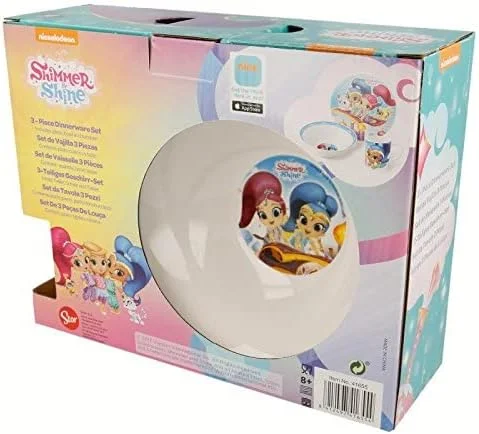 ست غذاخوری 3 تکه شیمر و شاین دیزنی طرح ابرها، چند رنگ
