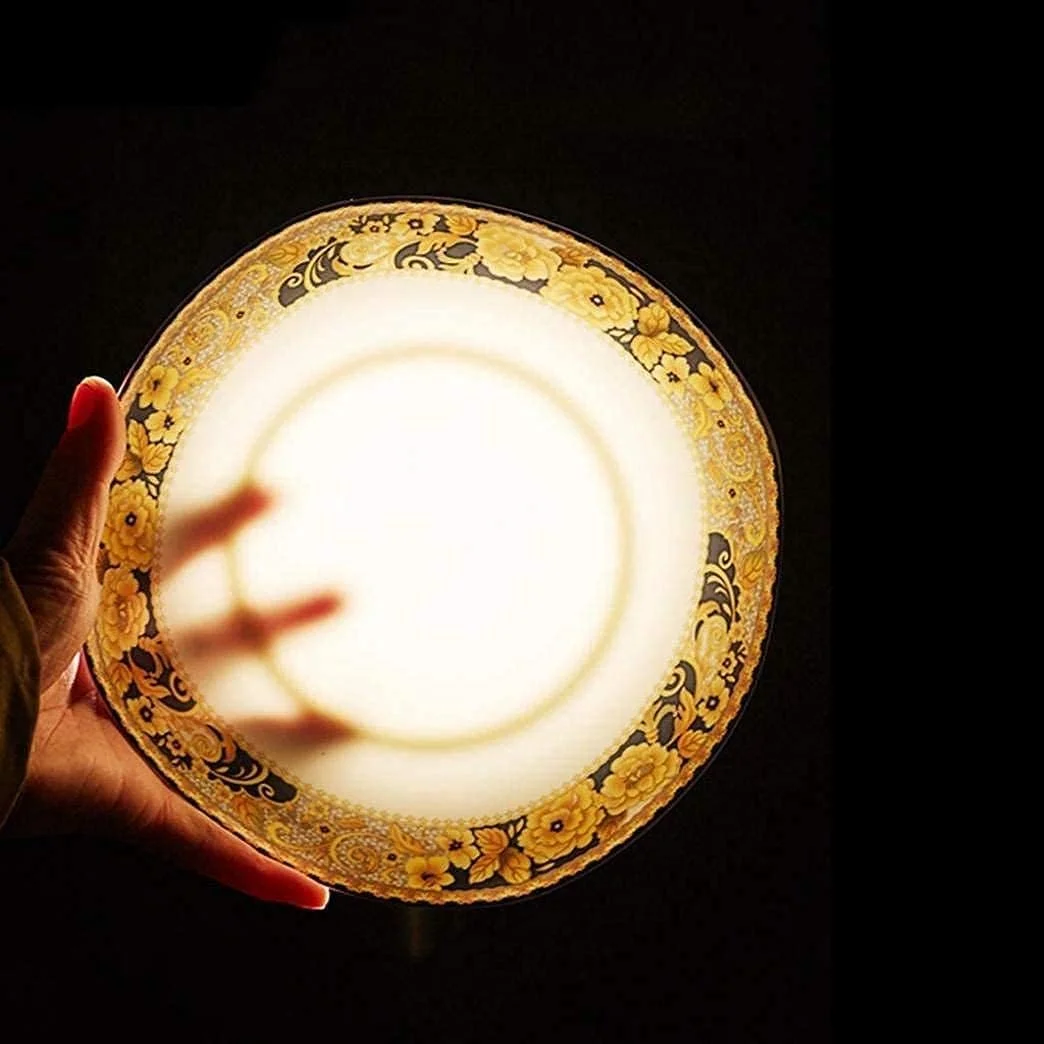 سرویس غذاخوری 46 پارچه با طرح گل قدیمی، شامل بشقاب، کاسه و ظروف سرامیکی