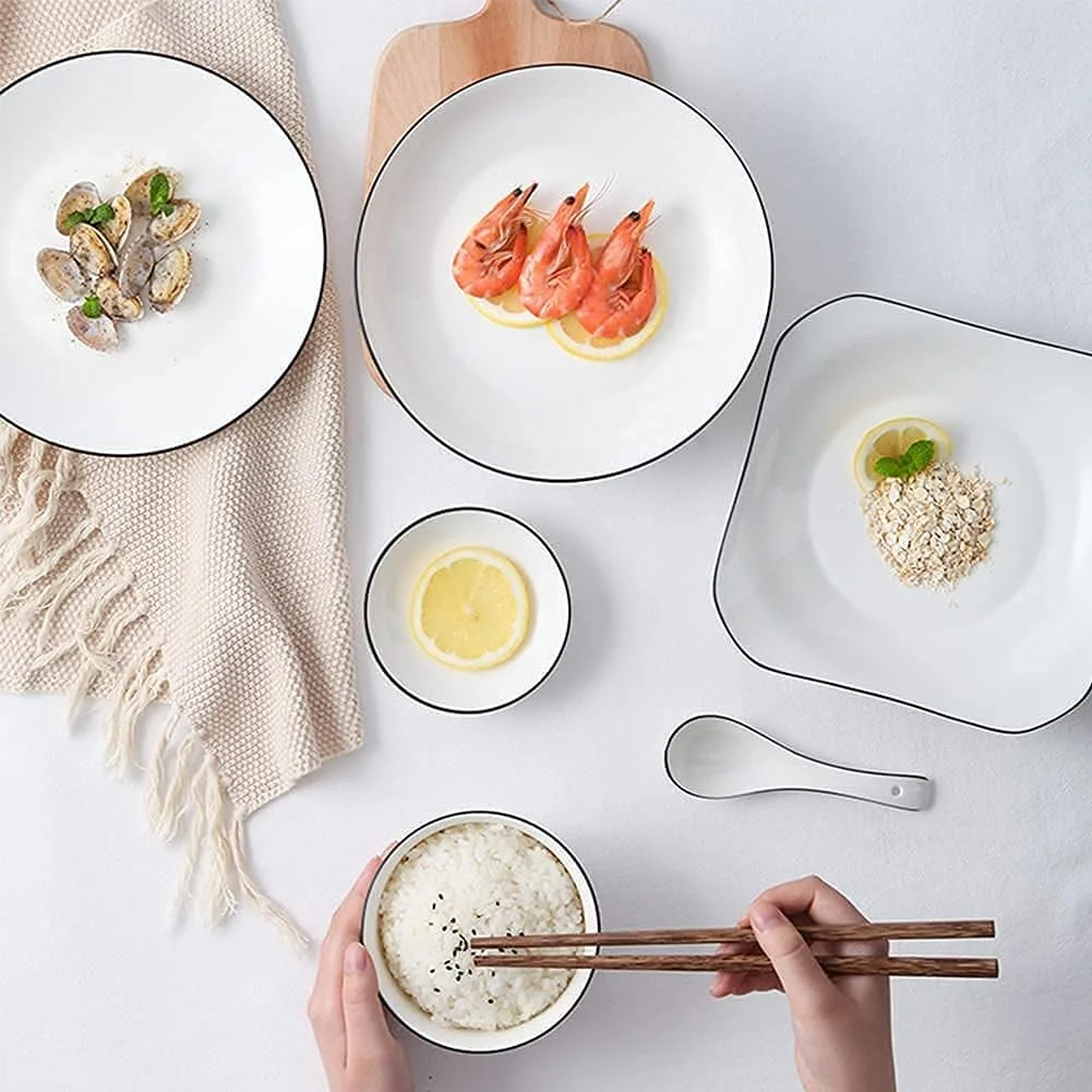 سرویس غذاخوری، سرویس ظروف غذاخوری ویژه رستورانی، ست ظروف غذاخوری 19 تکه، ست ظروف چینی استخوانی با بشقاب، کاسه و دیس، ست ظروف سرامیکی برای سرویس غذاخوری، سرویس ظروف غذاخوری ویژه رستورانی، ست ظروف غذاخوری 19 تکه، ست ظروف چینی استخوانی با بشقاب، کاسه و دیس، ست ظروف سرامیکی برای