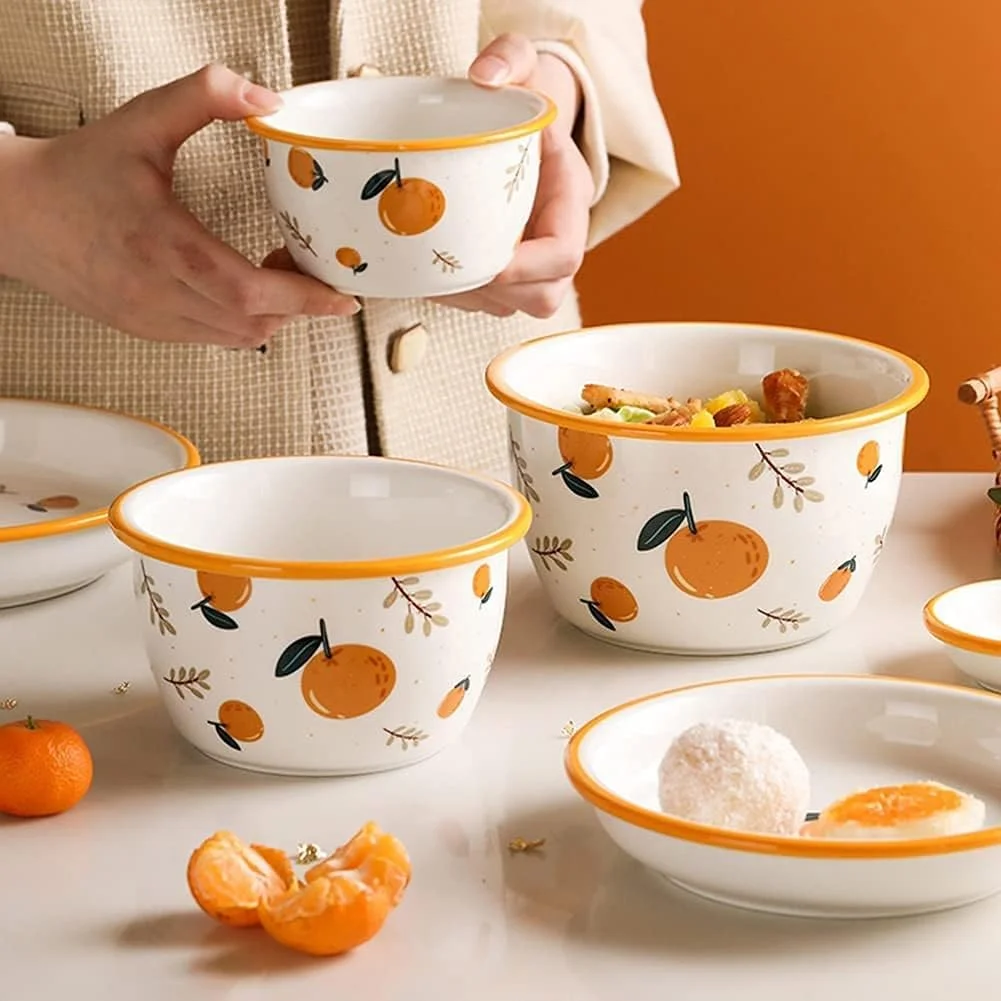 ست بشقاب و کاسه چینی، ست ظروف غذاخوری برای خانه یا رستوران، ست ظروف سرامیکی 6، 9، 26 تکه