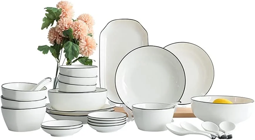 ست ظروف غذاخوری مربع چینی 56 پارچه، ست ظروف سرامیکی، ظروف غذاخوری، بشقاب، ست سرویس ترکیبی سرامیکی ست ظروف غذاخوری مربع چینی 56 پارچه، ست ظروف سرامیکی، ظروف غذاخوری، بشقاب، ست سرویس ترکیبی سرامیکی