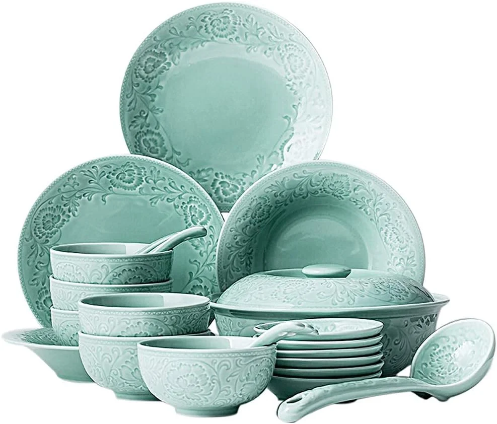 ست ظروف چینی، ست ظروف غذاخوری ظریف چینی، ست بشقاب و کاسه سرامیکی