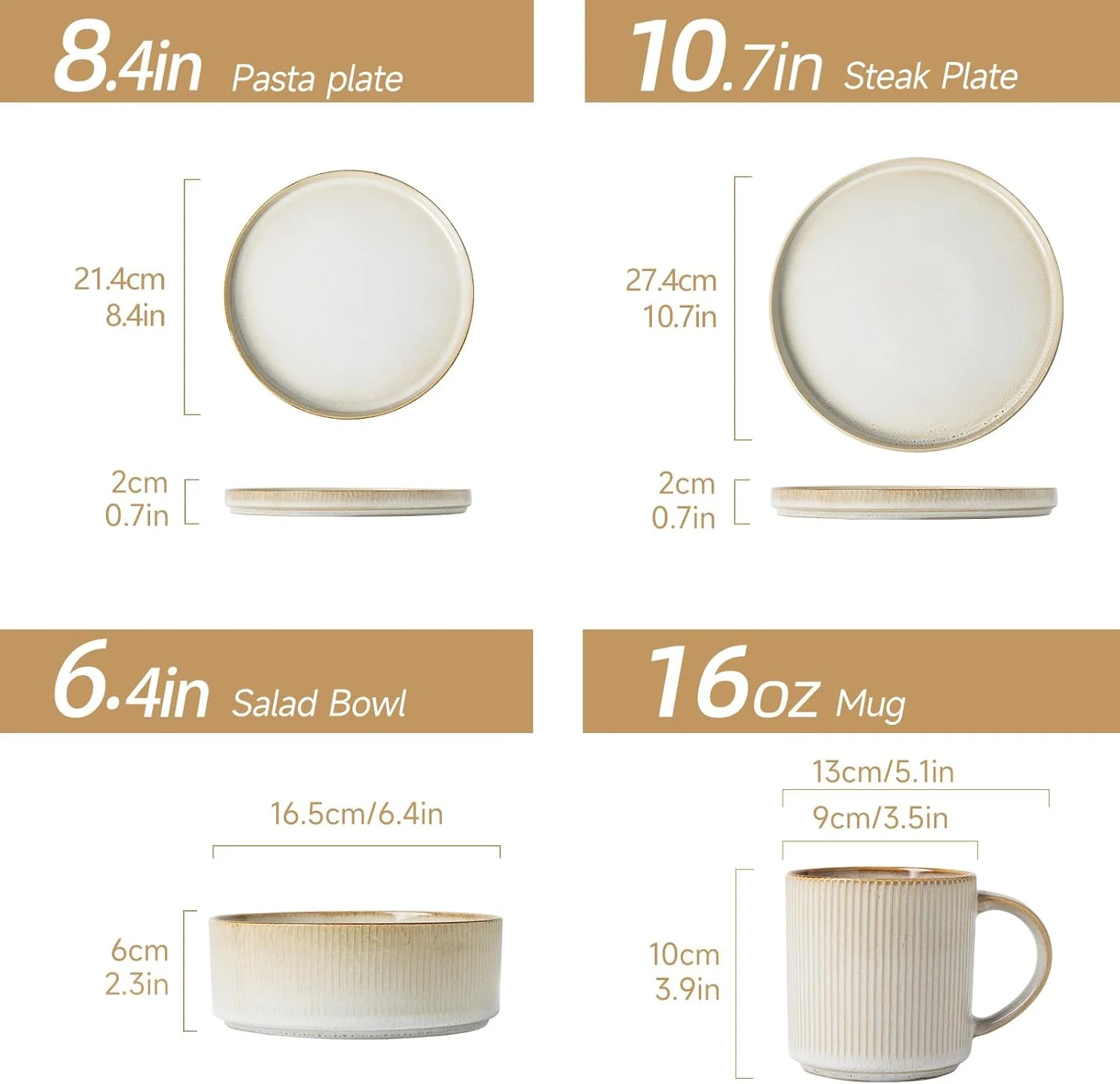 سرویس غذاخوری سرامیکی ۱۶ پارچه بونبون بژ، شامل بشقاب، کاسه پاستا، کاسه سوپ، ظروف با لعاب واکنشگرا، ظروف سنگی مدرن، هدیه. سرویس غذاخوری سرامیکی ۱۶ پارچه بونبون بژ، شامل بشقاب، کاسه پاستا، کاسه سوپ، ظروف با لعاب واکنشگرا، ظروف سنگی مدرن، هدیه.