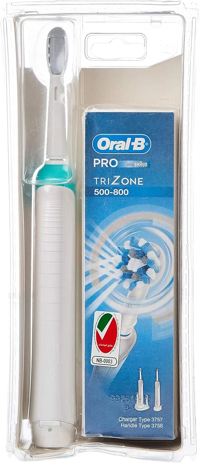 مسواک برقی اورال-بی تری زون 500 براون - 20000 پالس در دقیقه - تایمر 4x30 ثانیه - D16 513U TR مسواک برقی اورال-بی تری زون 500 براون - 20000 پالس در دقیقه - تایمر 4x30 ثانیه - D16 513U TR