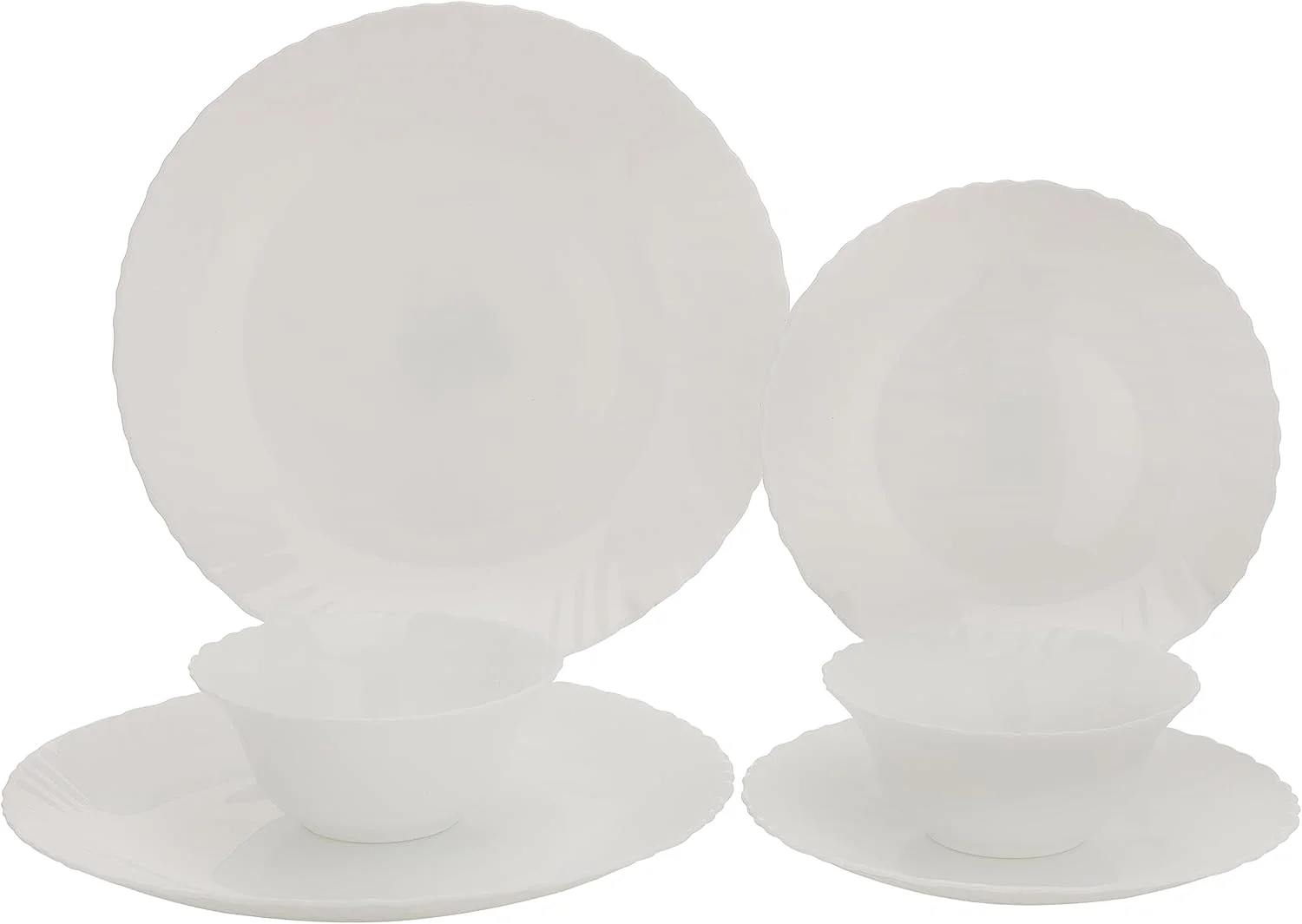 سرویس غذاخوری 12 پارچه رویال فورد مدل Opal Wear، طراحی زیبا و شیک، قابل شستشو در ماشین ظرفشویی/قابل استفاده در فریزر، ایده آل برای وعده های غذایی خانوادگی و دورهمی های غیر رسمی، سفید، RF10287 سرویس غذاخوری 12 پارچه رویال فورد مدل Opal Wear، طراحی زیبا و شیک، قابل شستشو در ماشین ظرفشویی/قابل استفاده در فریزر، ایده آل برای وعده های غذایی خانوادگی و دورهمی های غیر رسمی، سفید، RF10287