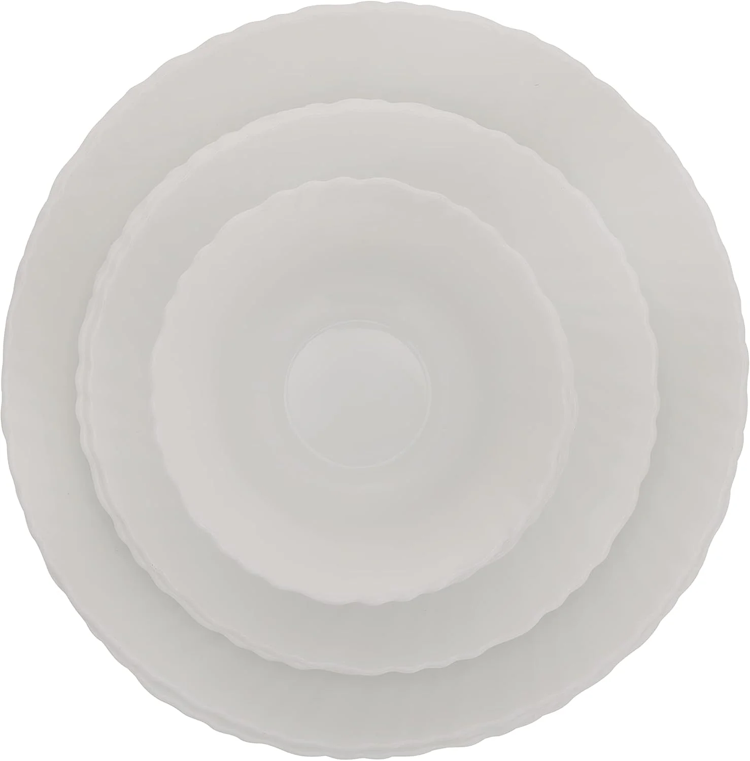 سرویس غذاخوری 12 پارچه رویال فورد مدل Opal Wear، طراحی زیبا و شیک، قابل شستشو در ماشین ظرفشویی/قابل استفاده در فریزر، ایده آل برای وعده های غذایی خانوادگی و دورهمی های غیر رسمی، سفید، RF10287 سرویس غذاخوری 12 پارچه رویال فورد مدل Opal Wear، طراحی زیبا و شیک، قابل شستشو در ماشین ظرفشویی/قابل استفاده در فریزر، ایده آل برای وعده های غذایی خانوادگی و دورهمی های غیر رسمی، سفید، RF10287