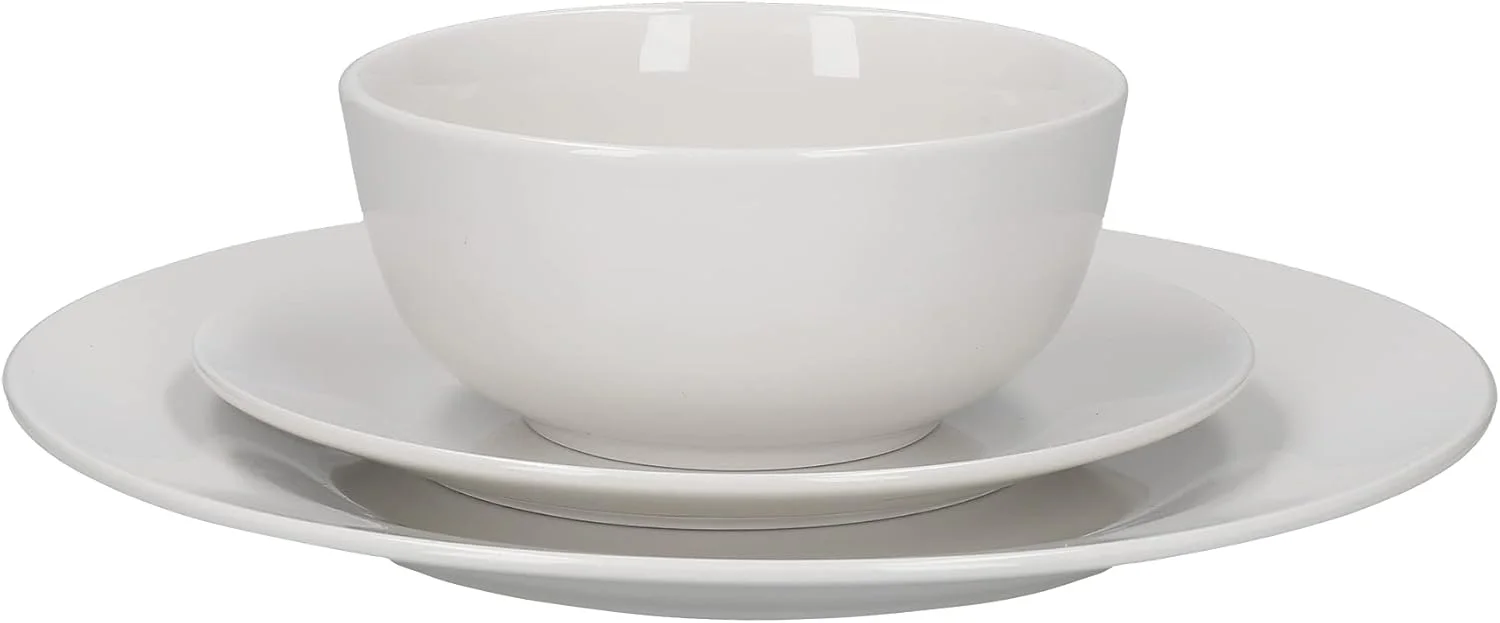 سرویس غذاخوری دوازده پارچه چینی میکاسا مدل الکسیس، جعبه کادویی، سفید سرویس غذاخوری دوازده پارچه چینی میکاسا مدل الکسیس، جعبه کادویی، سفید