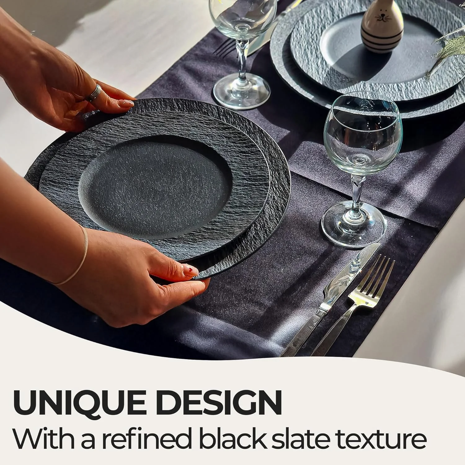 MIAMIO - ست ظروف غذاخوری 16 تکه / ظروف سرامیکی مدرن / ظروف غذاخوری / ست برای 4 نفر - مجموعه Oasis MIAMIO - ست ظروف غذاخوری 16 تکه / ظروف سرامیکی مدرن / ظروف غذاخوری / ست برای 4 نفر - مجموعه Oasis