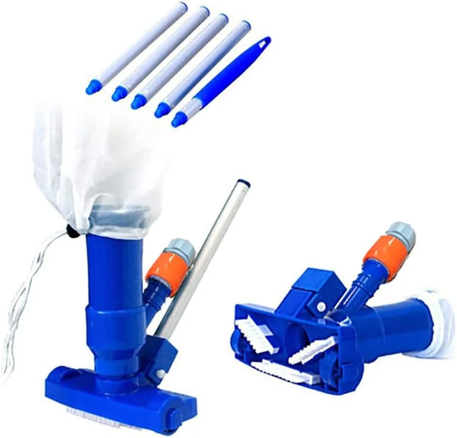 جارو استخری | جاروی جت استخری ارتقا یافته - مناسب برای استخرهای داخل زمینی و روی زمینی، پله های استخر، تمیز کردن خاک، شن و لای، ایده آل برای تمیز کردن وان آب گرم و اسپا