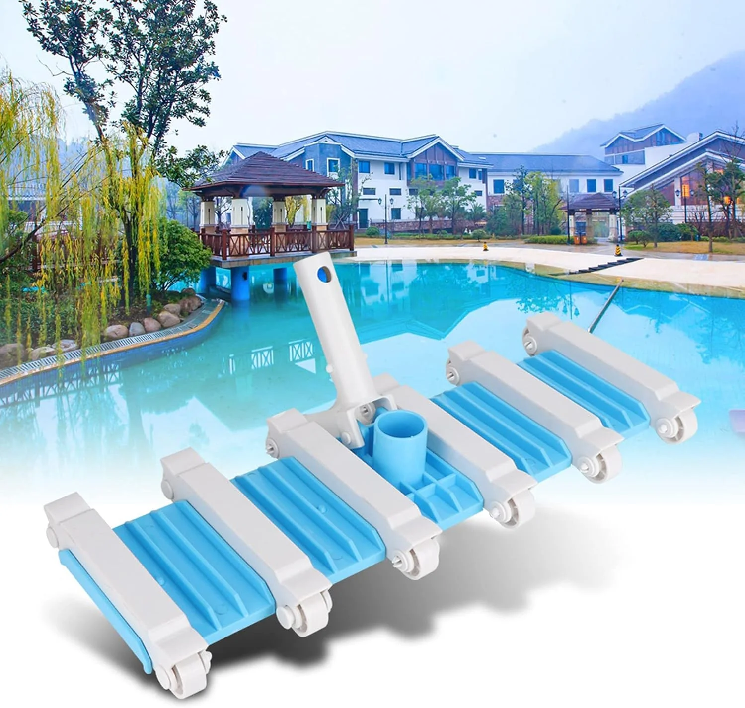 جاروبرقی استخری Topyond، سر جاروبرقی برای استخرها، ابزار تمیز کننده جایگزین برای نگهداری استخر و اسپا، ضروری برای صاحبان استخر