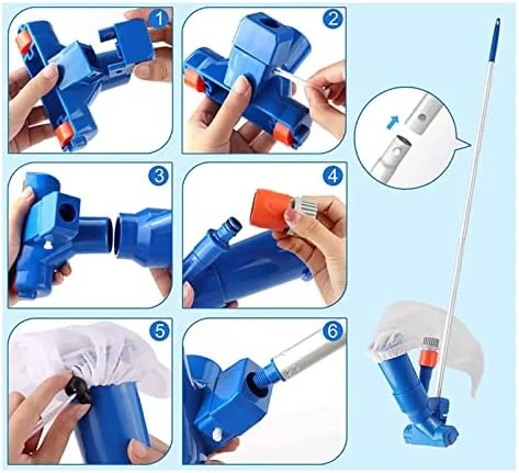 مجموعه جاروبرقی استخر قابل حمل TTGLRT، ابزار تمیز کننده اجسام شناور، سر مکش جاروبرقی، برس تمیز کننده فواره استخر، جاروبرقی دستی استخر مجموعه جاروبرقی استخر قابل حمل TTGLRT، ابزار تمیز کننده اجسام شناور، سر مکش جاروبرقی، برس تمیز کننده فواره استخر، جاروبرقی دستی استخر