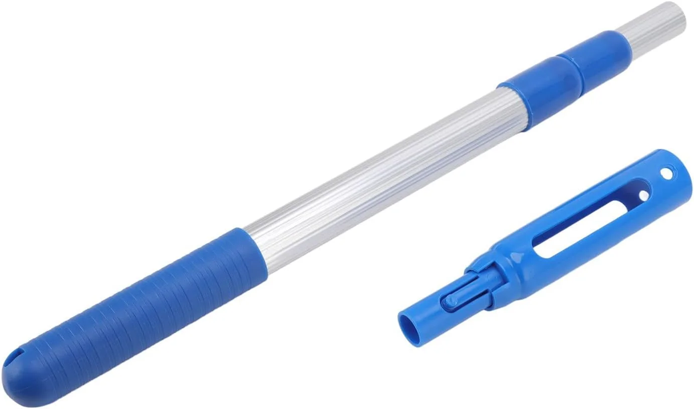 میله استخر آ سیکس سیکس، میله تلسکوپی جداشدنی 3 قسمتی، لوازم جانبی تمیز کننده استخر آلومینیومی محکم مناسب برای جارو کردن، برس ها و جاروهای برقی