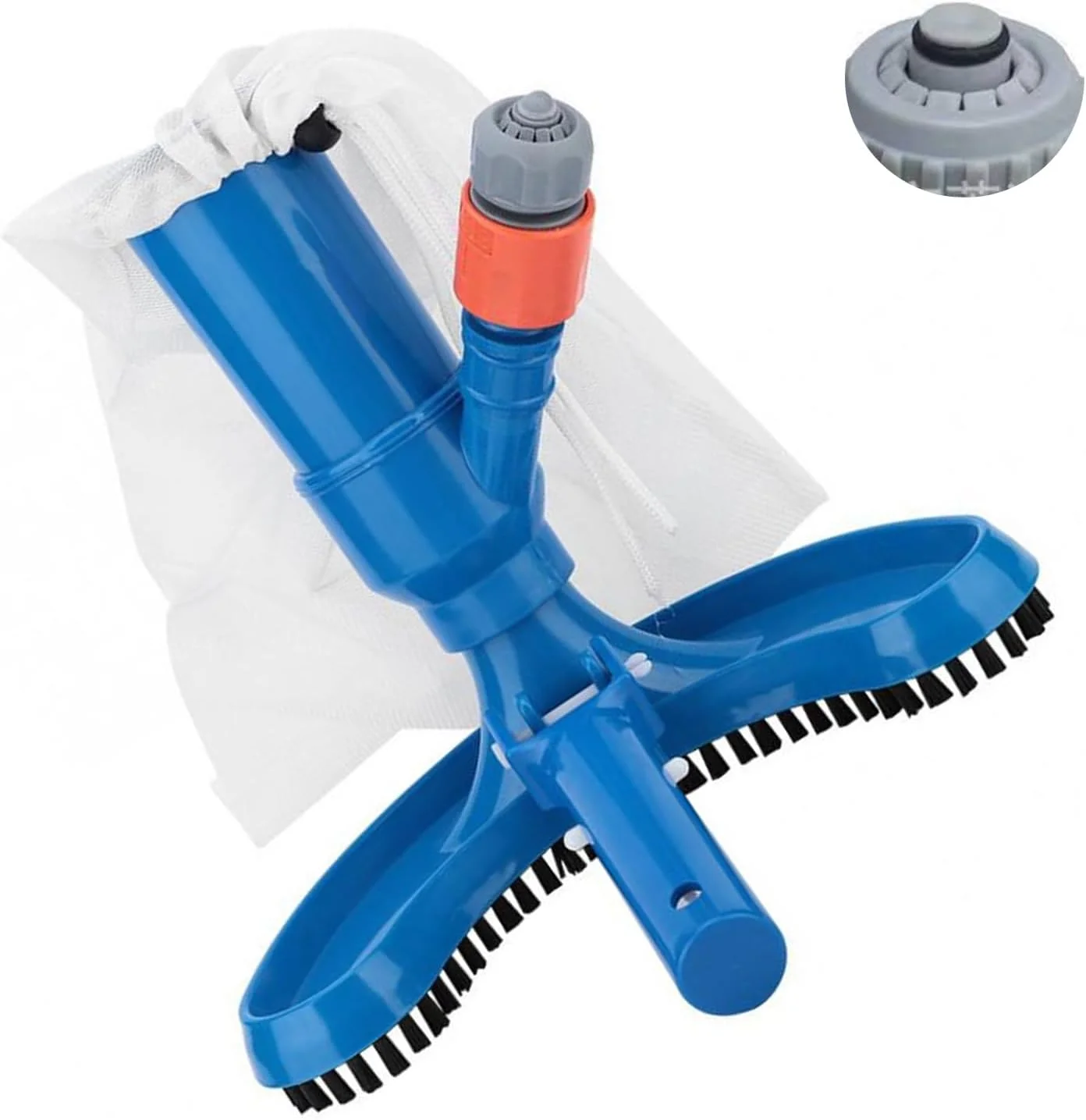 ابزار ارگونومیک تمیز کننده استخر، برس تمیز کننده جاروبرقی حرفه ای استخر برای استفاده آسان توسط صاحبان خانه، تکنسین ها، مدیریت استخر هتل