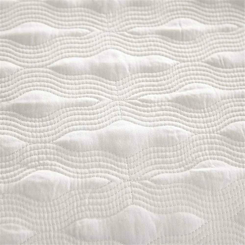 روتختی دو رو پنبه ای طرح دار سه تکه سایز سوپر کینگ 245X250 سانتی متر، لحاف تختخواب دو نفره با مراقبت آسان به همراه 2 روبالشی، سبز روتختی دو رو پنبه ای طرح دار سه تکه سایز سوپر کینگ 245X250 سانتی متر، لحاف تختخواب دو نفره با مراقبت آسان به همراه 2 روبالشی، سبز