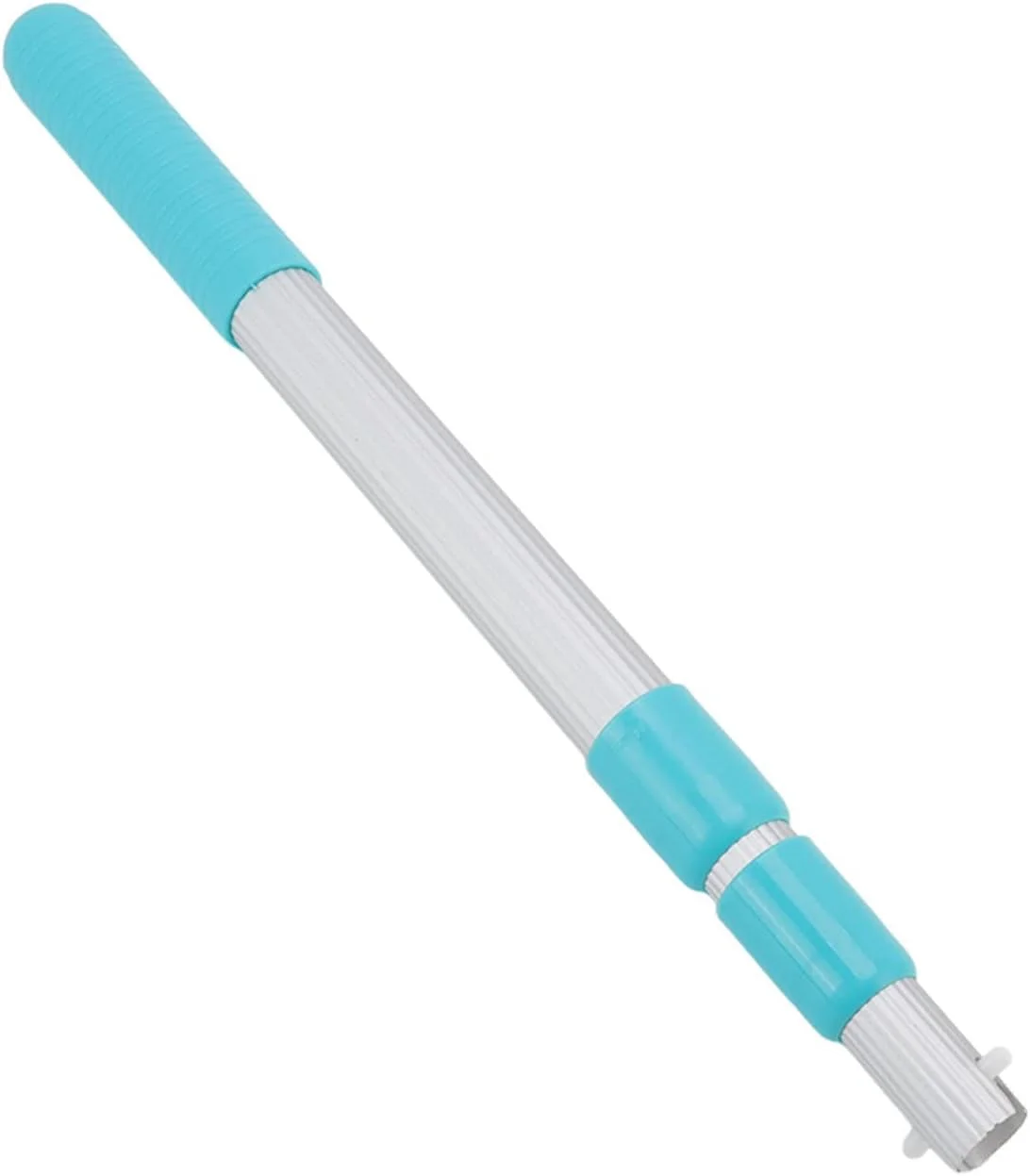 دسته تلسکوپی استخر آلومینیومی آسیکس‌سیکس به طول 98 سانتی‌متر، 3 قسمتی قابل تنظیم، مناسب برای تور، چنگک، برس، برس سر جاروبرقی، تجهیزات نظافت استخر، سنگین و بادوام، جهانی