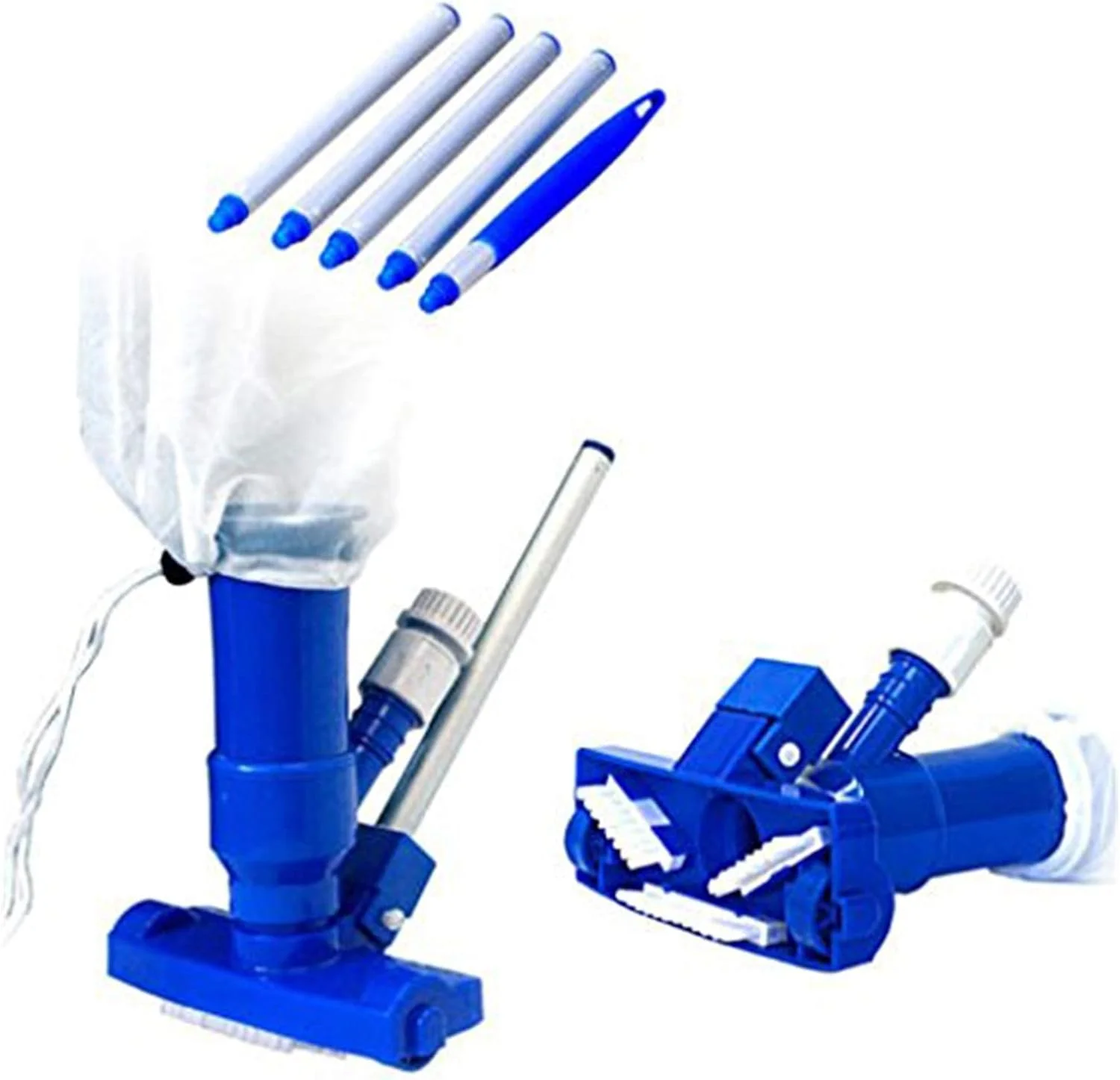 ابزار استخر شنا KKRKEM جاروبرقی استخر جت خلاء شیلنگ فشار آب با برس ابزار تمیز کننده مجموعه مینی جاروبرقی چشمه استخر آبگرم