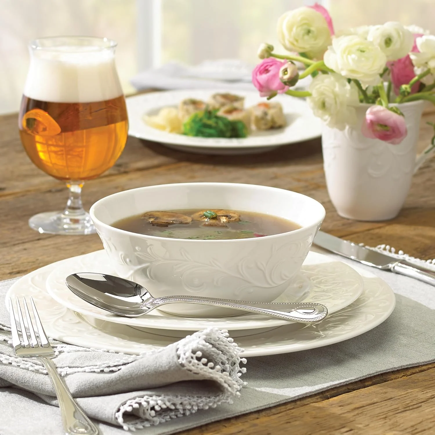 Lenox Opal Innocence Carved Dinnerware 4.95 LB 806686 Lenox Opal Innocence Carved Dinnerware 4.95 LB 806686