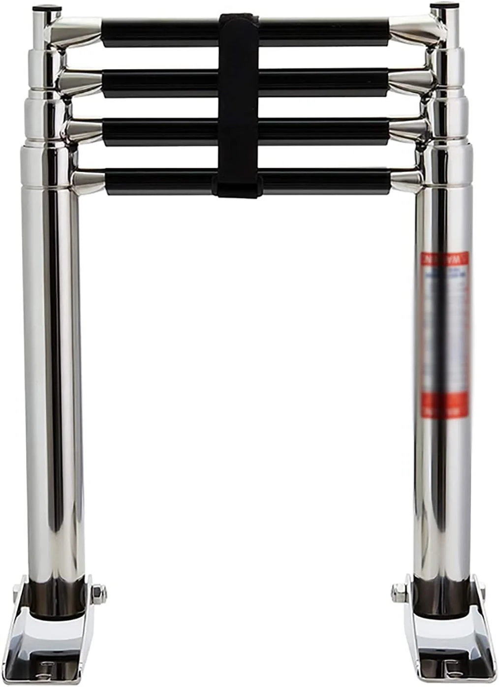 نردبان تلسکوپی 4 پله قایق، نردبان تاشو استیل ضد زنگ دریایی، نردبان شنا، نردبان سوار شدن، نردبان پله شنا برای قایق تفریحی/استخر