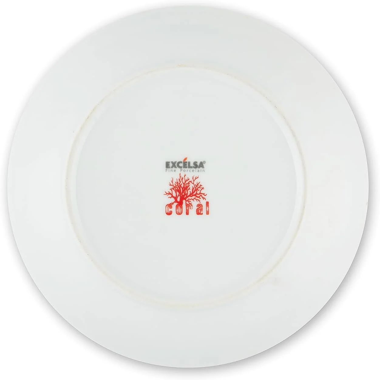 سرویس غذاخوری 18 پارچه اکسلسا طرح مرجانی، چینی، قرمز