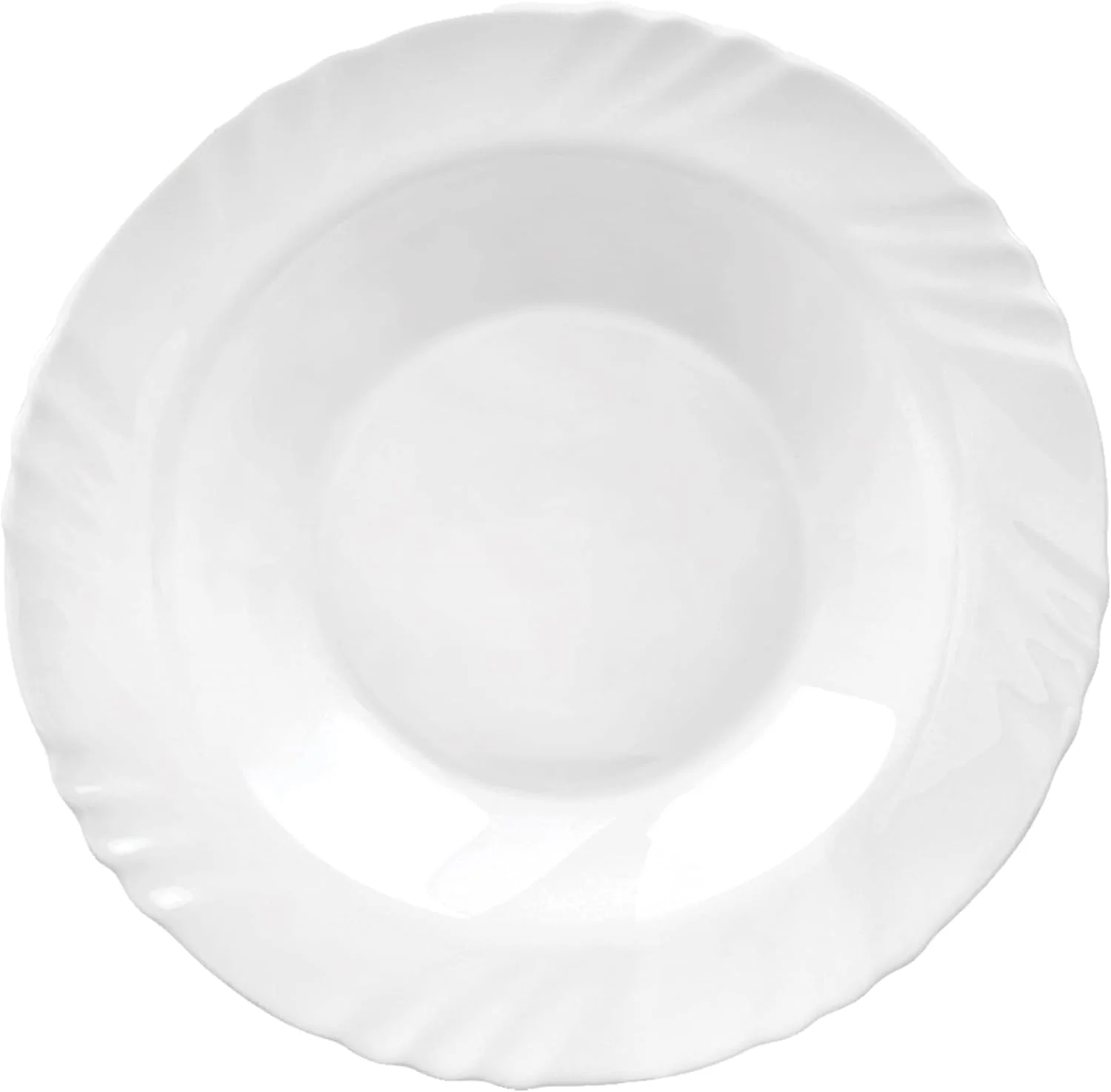 بشقاب سوپ خوری گود ساده امپریال اوپال استر، 21 سانتی متر، ظرف غذاخوری برای سرو در آشپزخانه