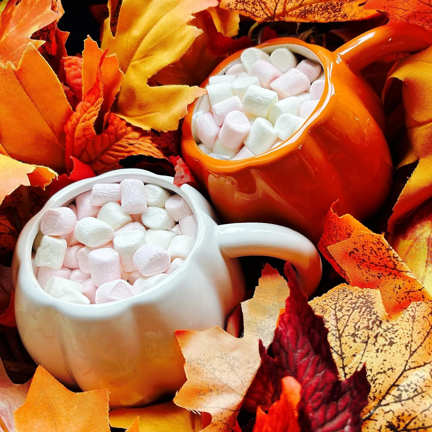 ایبوتیک - فنجان سرامیکی طرح کدو تنبل، هالووین، پاییز، لیوان فصل دنج برای چای، قهوه، سوپ - ظروف غذاخوری شبح وار (سفید) ایبوتیک - فنجان سرامیکی طرح کدو تنبل، هالووین، پاییز، لیوان فصل دنج برای چای، قهوه، سوپ - ظروف غذاخوری شبح وار (سفید)