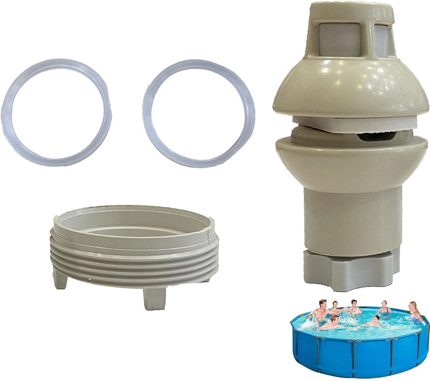 نازل لوازم جانبی استخر شنا 2 عددی | مجموعه نازل جایگزین Jetair III مدل SP1434PAKB - لوازم جانبی نازل استخر شنا