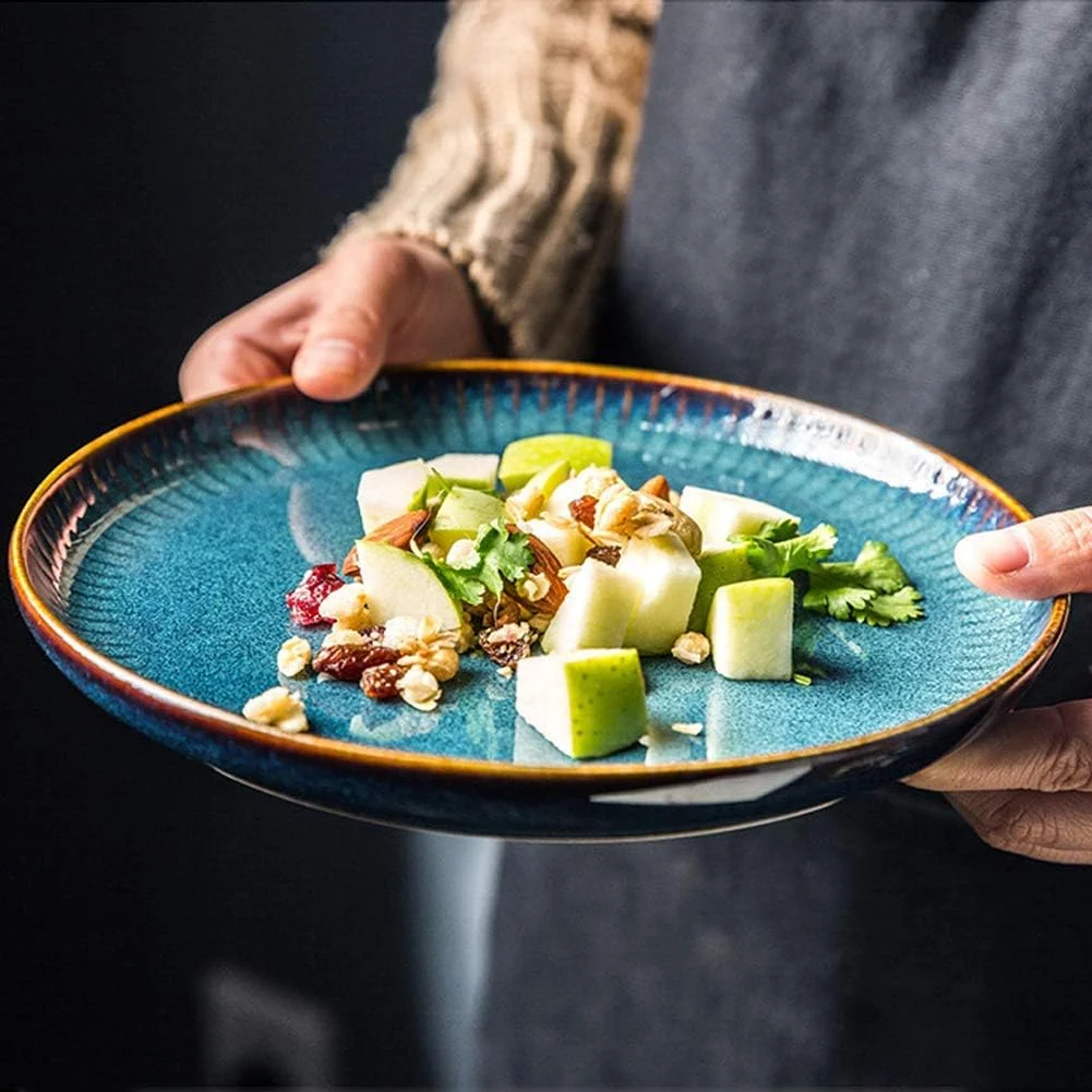 ست ظروف غذاخوری شیک، ست ظروف غذاخوری چینی، ست بشقاب و کاسه سرامیکی، خلاقیت مدرن، ظروف گرد قدیمی