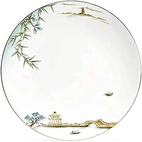 سرویس ظروف غذاخوری، ست ظروف 32 پارچه طرح West Lake Feast، ست ظروف چینی، ترکیبی از بشقاب، کاسه و سرامیک مناسب برای مهمانی