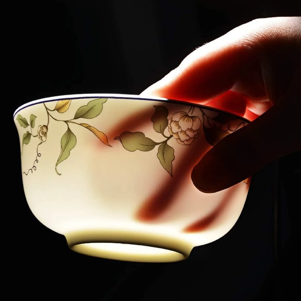 سرویس ظروف چینی، سرویس ظروف سرامیکی، ست 46 تکه بشقاب و کاسه چینی مرغوب - سرویس غذاخوری